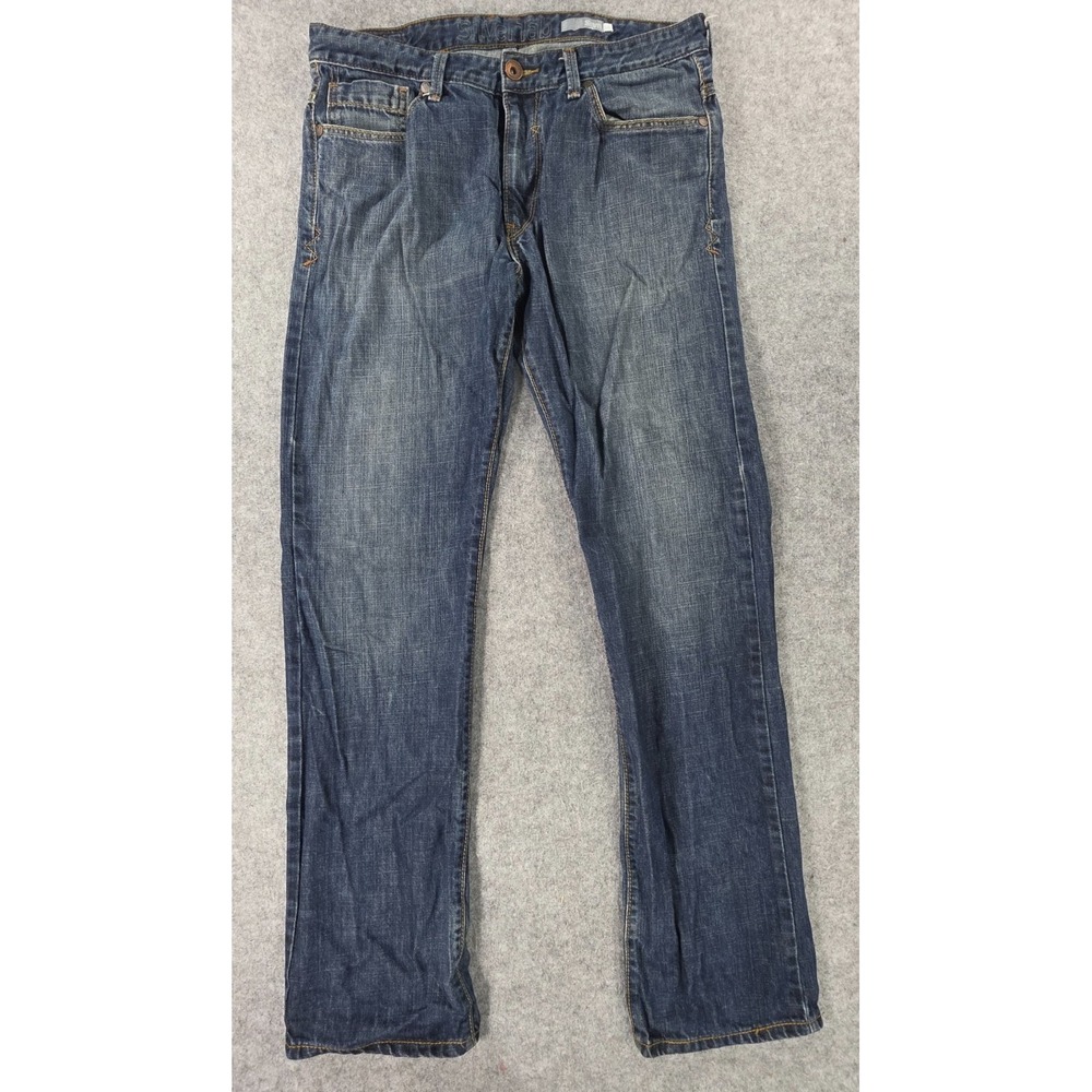 VTG Y2K Levis Silvertab Jeans Mens 34x 34 Slim Straight Flap Pockets Western